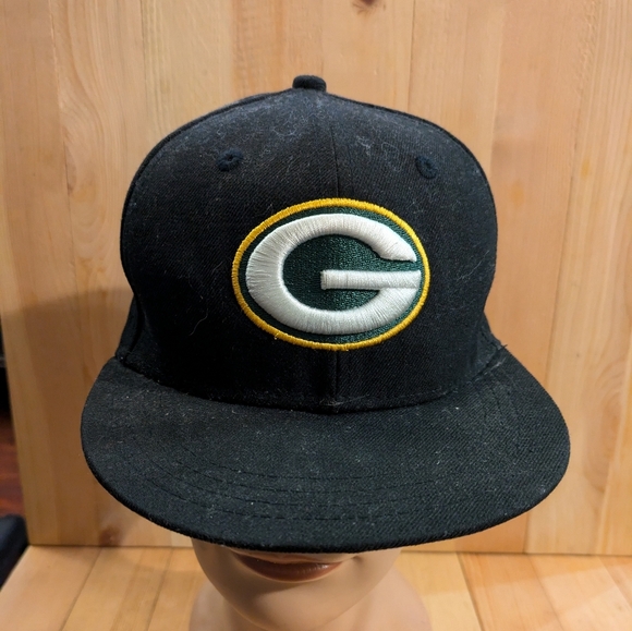 59 Fifty Green Bay Packers Black Cap - Picture 2 of 10
